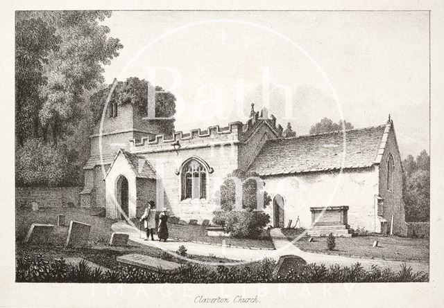 Claverton Church c.1850