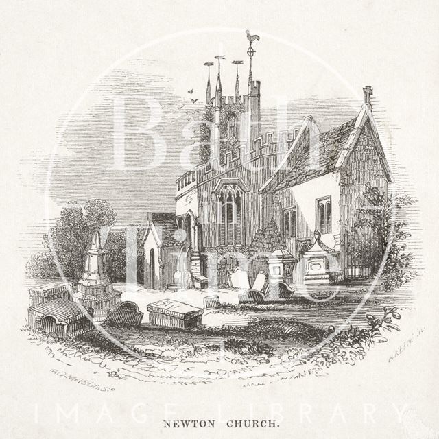 Newton St. Loe Church 1848