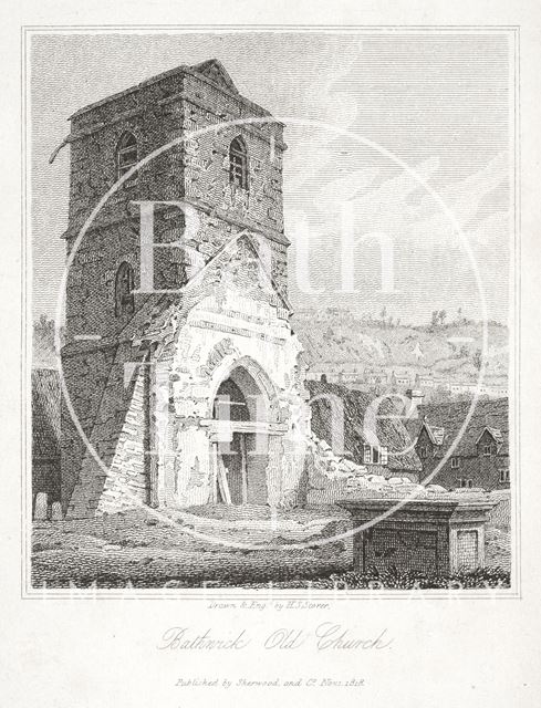 Bathwick Old Church, Bath 1818