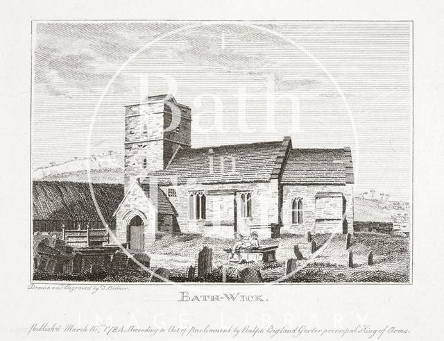 Bathwick Old Church, Bath 1784