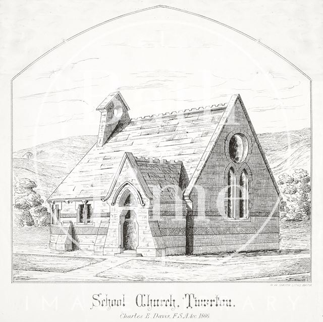 School Church, Twerton, Bath c.1866