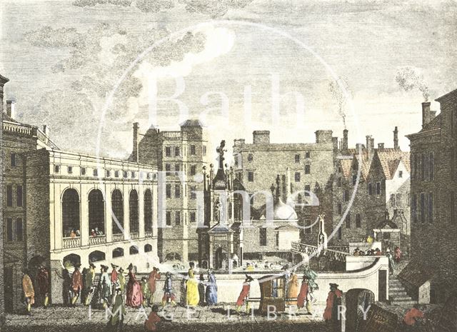 The King's and Queen's Baths and Great Pump Room, Bath 1764