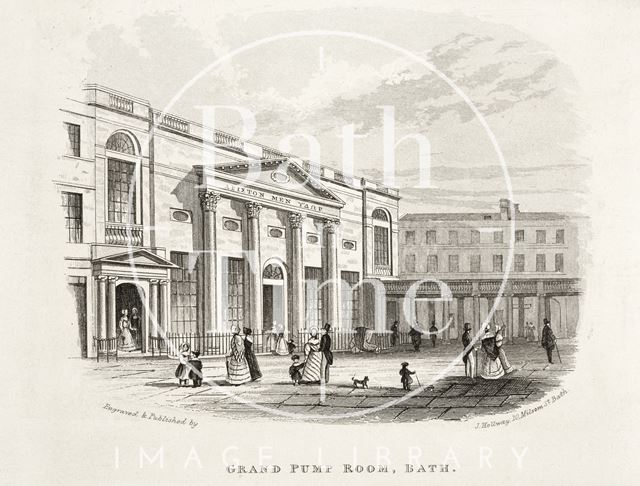 Grand Pump Room, Bath c.1845