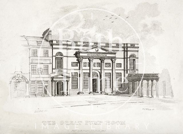 The Great Pump Room, Bath 1821