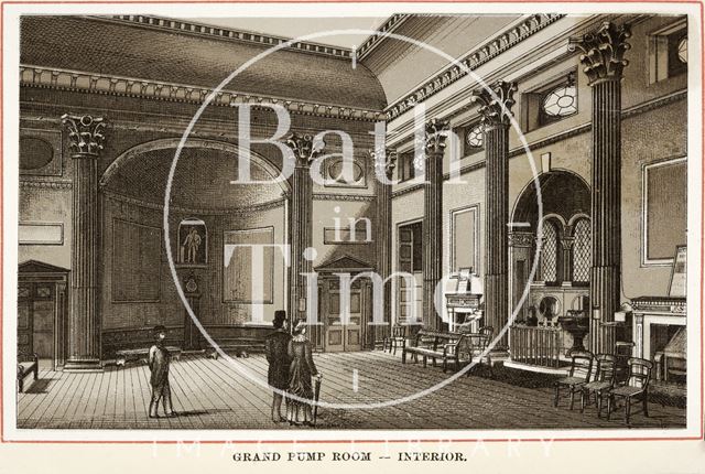 Interior of the Grand Pump Room, Bath c.1890