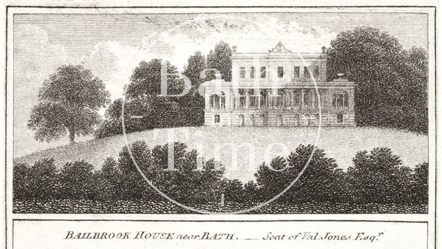 Bailbrook House near Bath c.1820