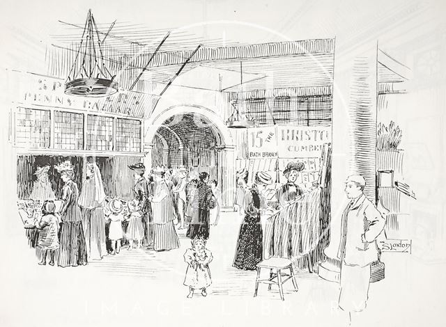 In the Market, Bath c.1890-1920