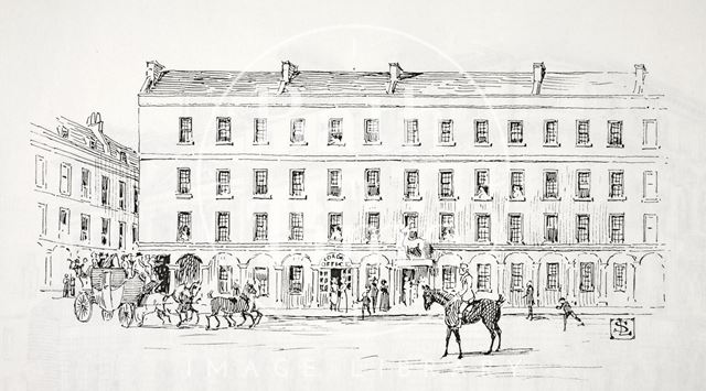 The White Hart Hotel, Stall Street, Bath c.1890-1920