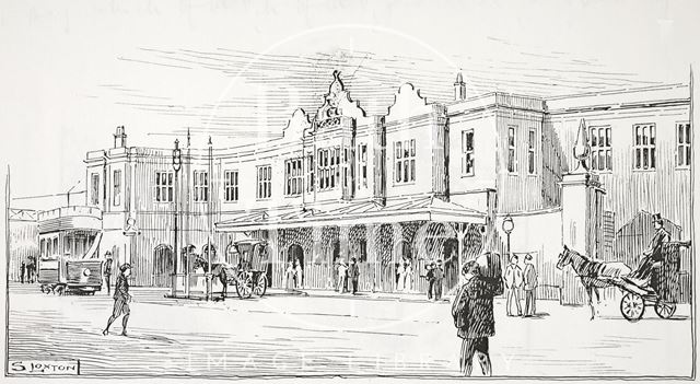 The Great Western Railway Station, Bath c.1904-1920