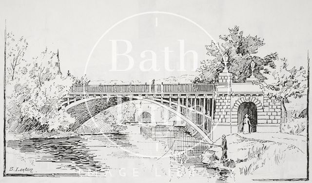 North Parade Bridge, Bath c.1890-1920