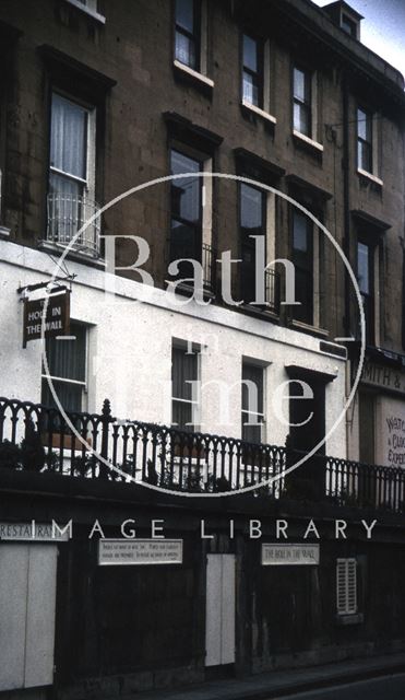 The Hole in the Wall restaurant, 16, George Street, Bath 1964