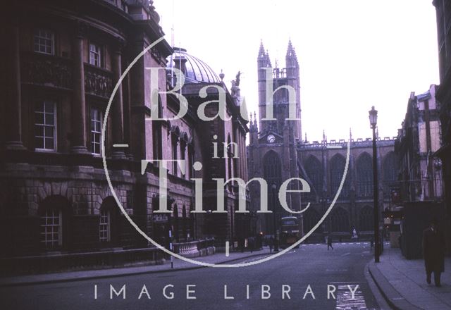 Bath Abbey and High Street 1964