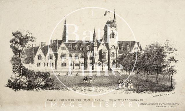 Royal School for Daughters of Officers of the Army, Lansdown, Bath c.1880