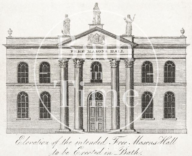 Elevation of the intended Free Masons Hall to be Erected in Bath c.1776?