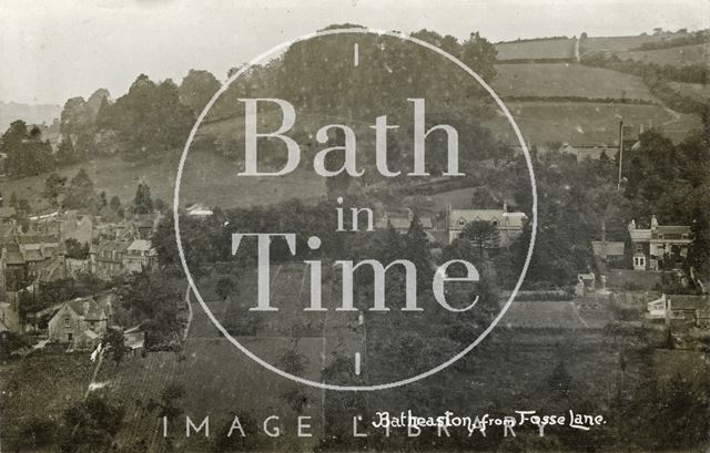 Batheaston from Fosse Lane c.1917