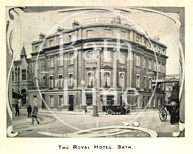 The Royal Hotel, Railway Place, Bath c.1930