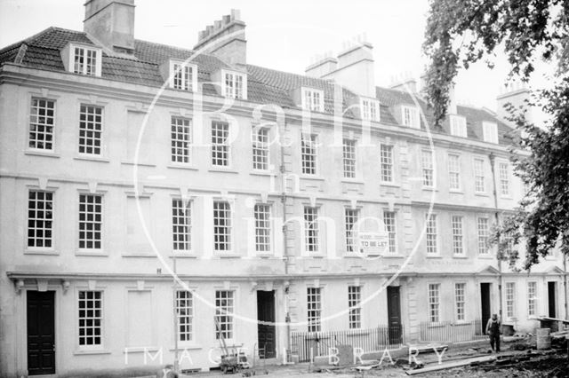 South side, Kingsmead Square, Bath 1976