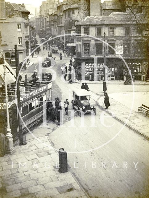 Kingsmead Square and Westgate Place, Bath c.1925