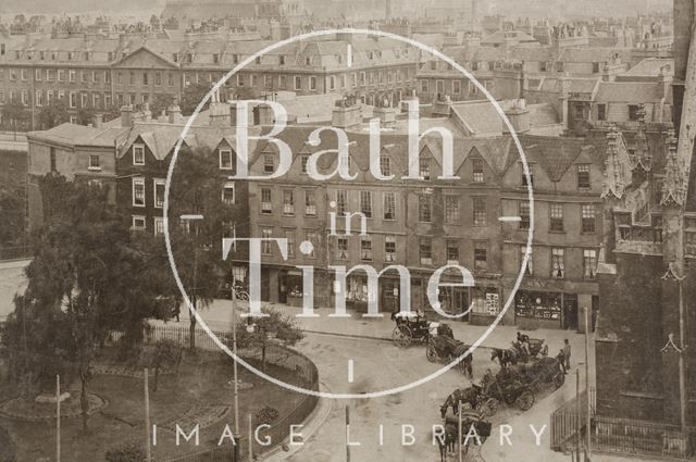 Orange Grove from the Guildhall, Bath c.1894 - detail