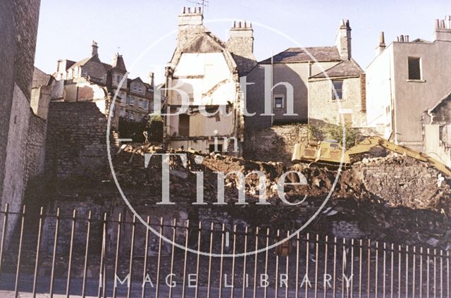 Mount Pleasant, Bath during demolition c.1972