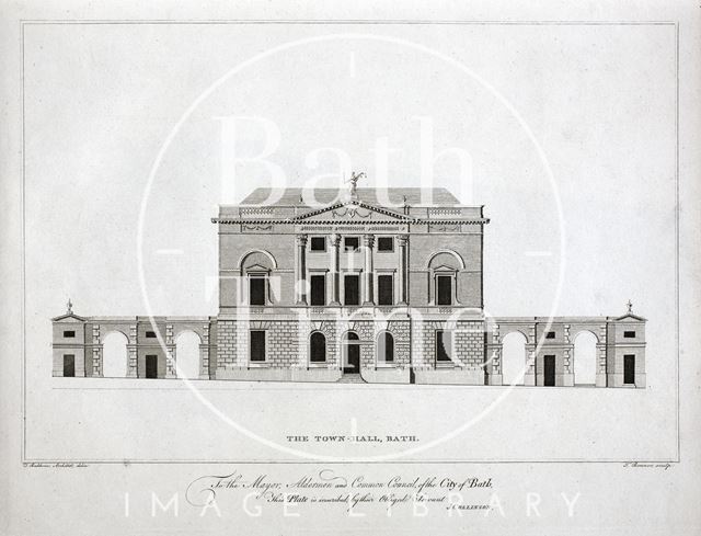 The Town Hall, Bath 1791