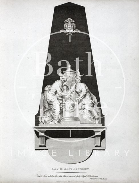 Lady Miller's Monument, Bath Abbey 1786