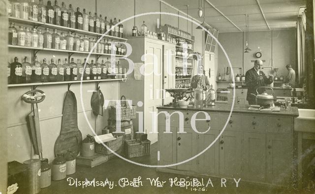 The Dispensary, Bath War Hospital c.1916