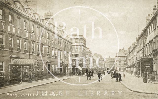 York House Hotel, York Buildings, Bath 1907