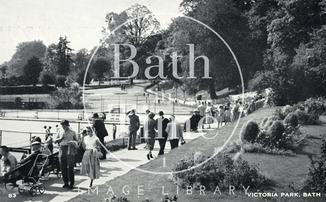 Promenaders, Royal Victoria Park, Bath c.1960