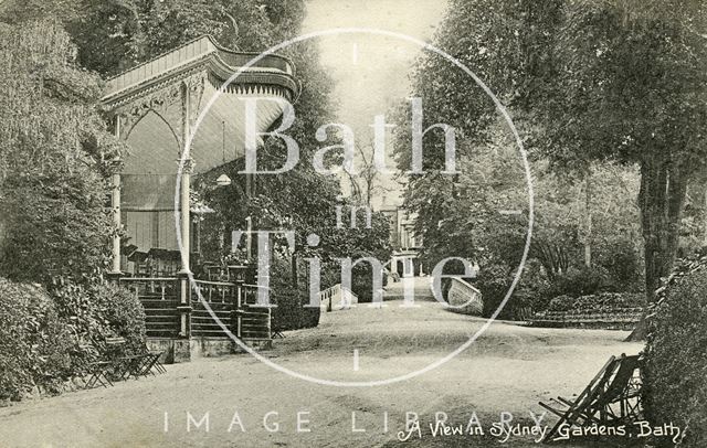 A view in Sydney Gardens, Bath c.1912