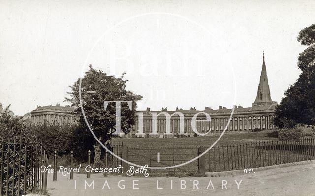 Royal Crescent, Bath c.1916