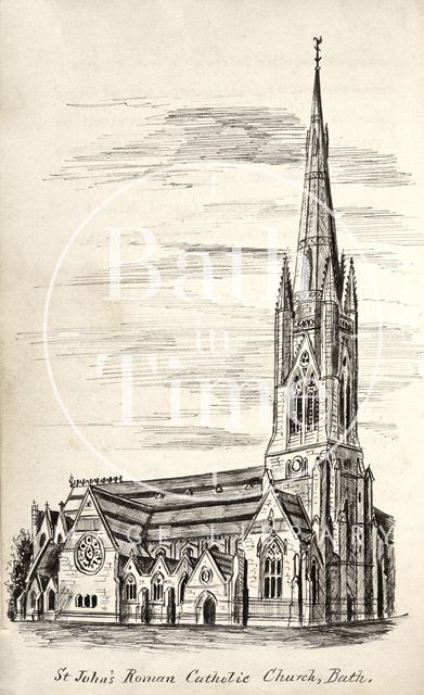 St. John's Roman Catholic Church, Bath c.1893