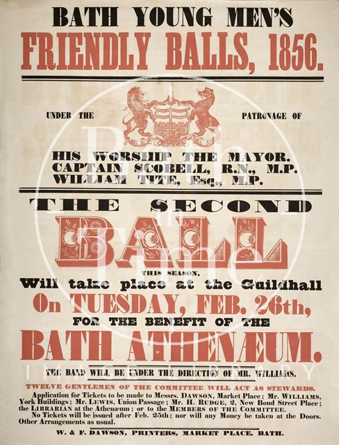 Bath Young Men's Friendly Balls 1856