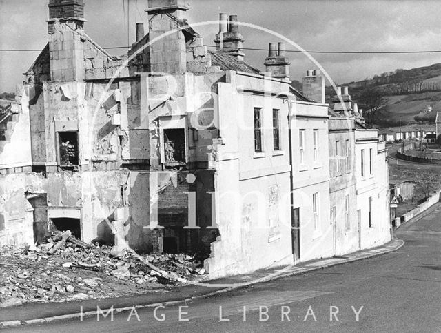 Worcester Buildings, Larkhall, Bath 1973