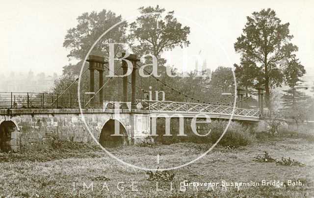 Grosvenor Suspension Bridge, Bath c.1910