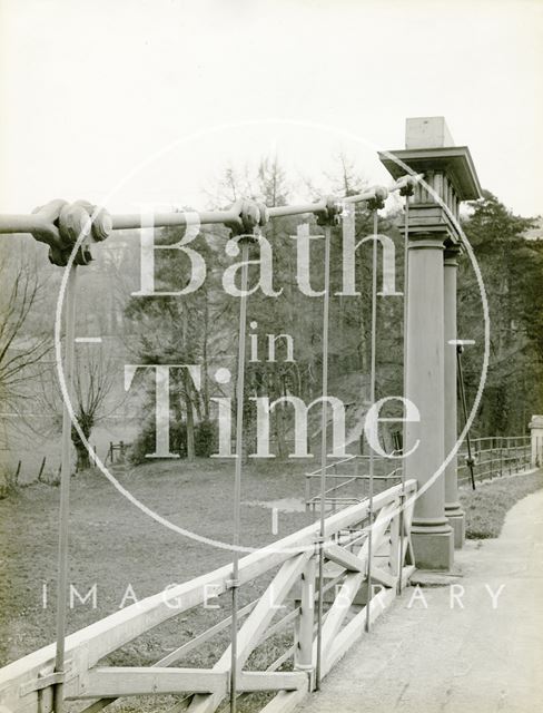 Grosvenor Suspension Bridge, Bath 1920s