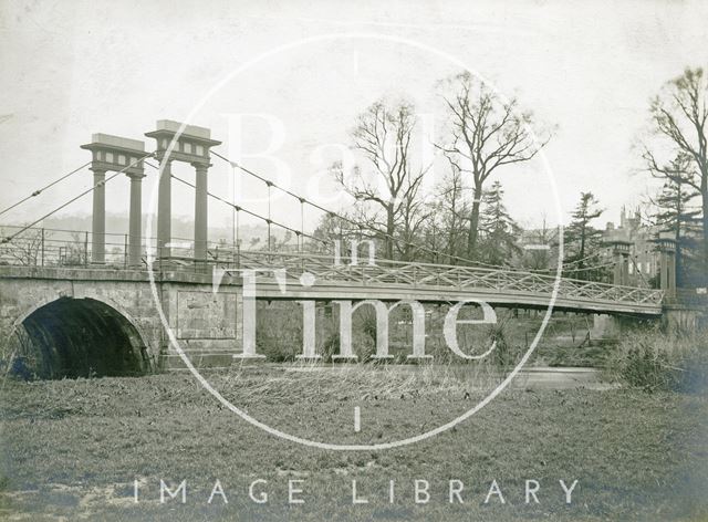 Grosvenor Suspension Bridge, Bath 1920s