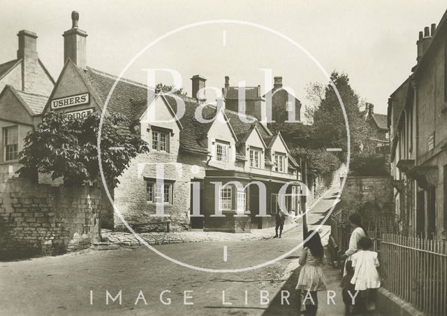 The Chequers Inn, Market Place, Box, Wiltshire c.1920