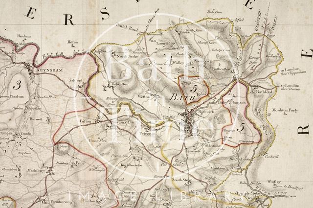 Day and Masters Survey of Somerset 1782 - detail