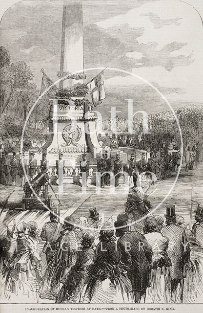 Inauguration of Russian Trophies at Bath 1857