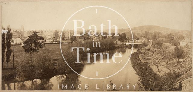 Grosvenor Suspension Bridge and Kensington Meadows, Bath c.1865