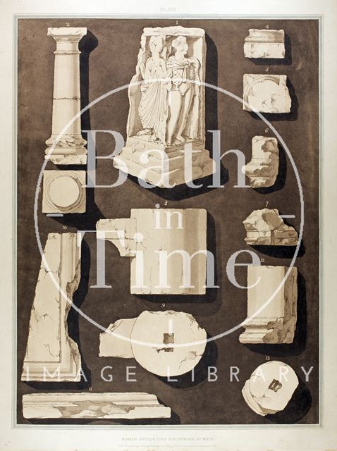 Roman Antiquities Discovered at Bath 1802