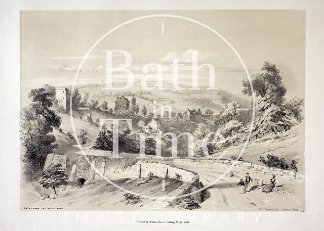 Bath from the Wells Road c.1839