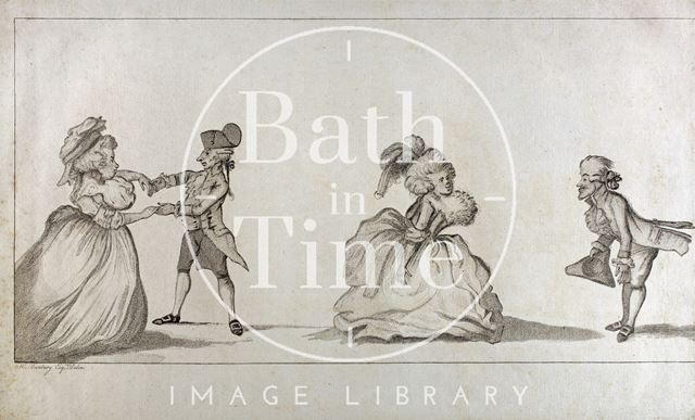 Left section of a Long Minuet as Danced at Bath 1787