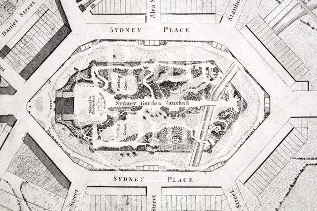 Sydney Gardens, Vauxhall, Bath 1808