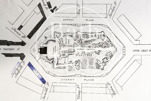 Sydney Gardens, Vauxhall, Bath 1794-1795