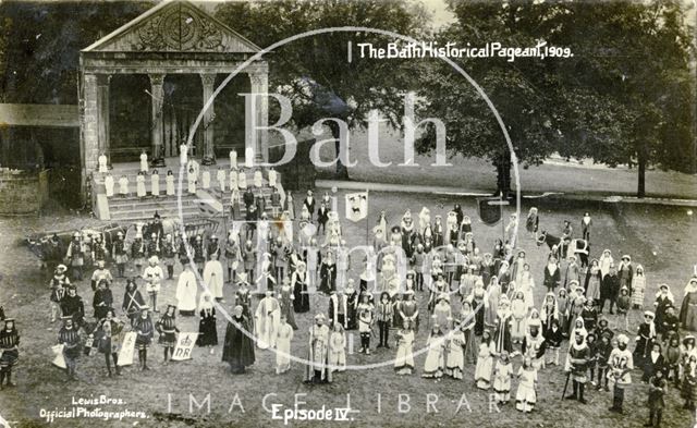 The Bath Historical Pageant. Episode IV. The Bath Historical Pageant and Temple 1909