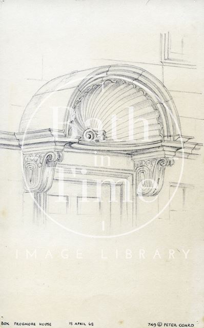 Doorway, Frogmore House, Box, Wiltshire 1968