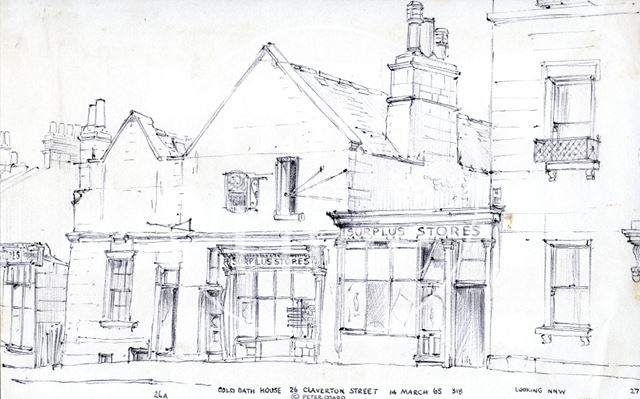 Cold Bath House, 26b, 26c & 27, Claverton Street, Bath 1965