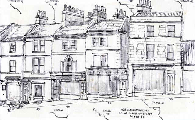 38 to 42, Claverton Street, Bath 1964